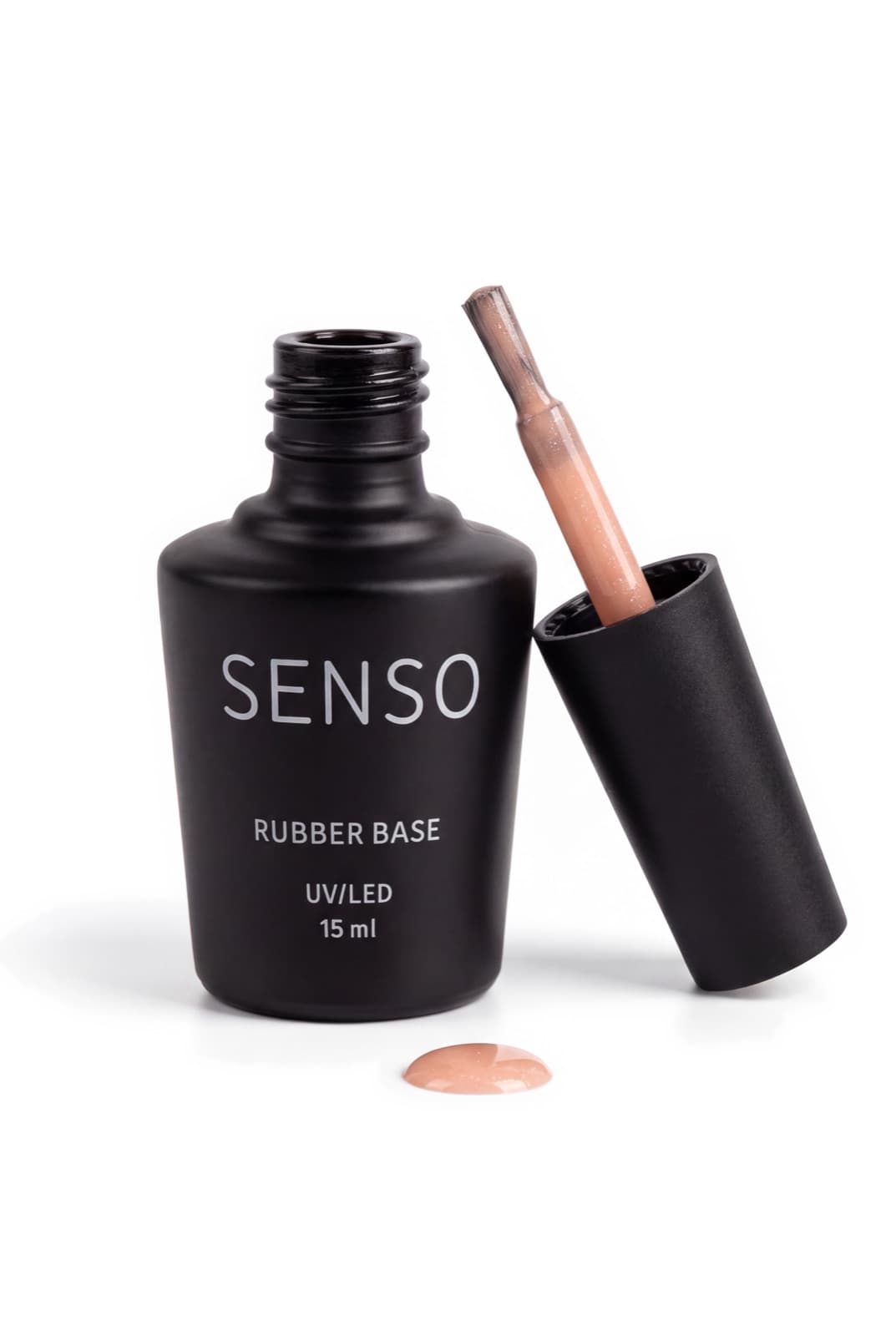 ראבר בייס 15מ"ל Senso Shimmer Peach